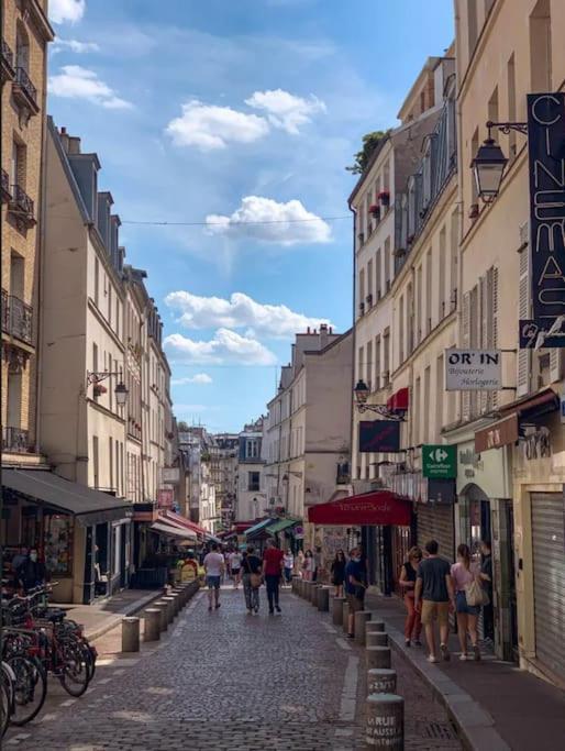 Fully Renovated Historic Apt In Heart Mouffetard Paris Dış mekan fotoğraf